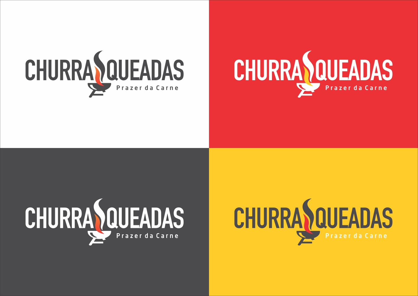 Churrasqueadas · identidade visual